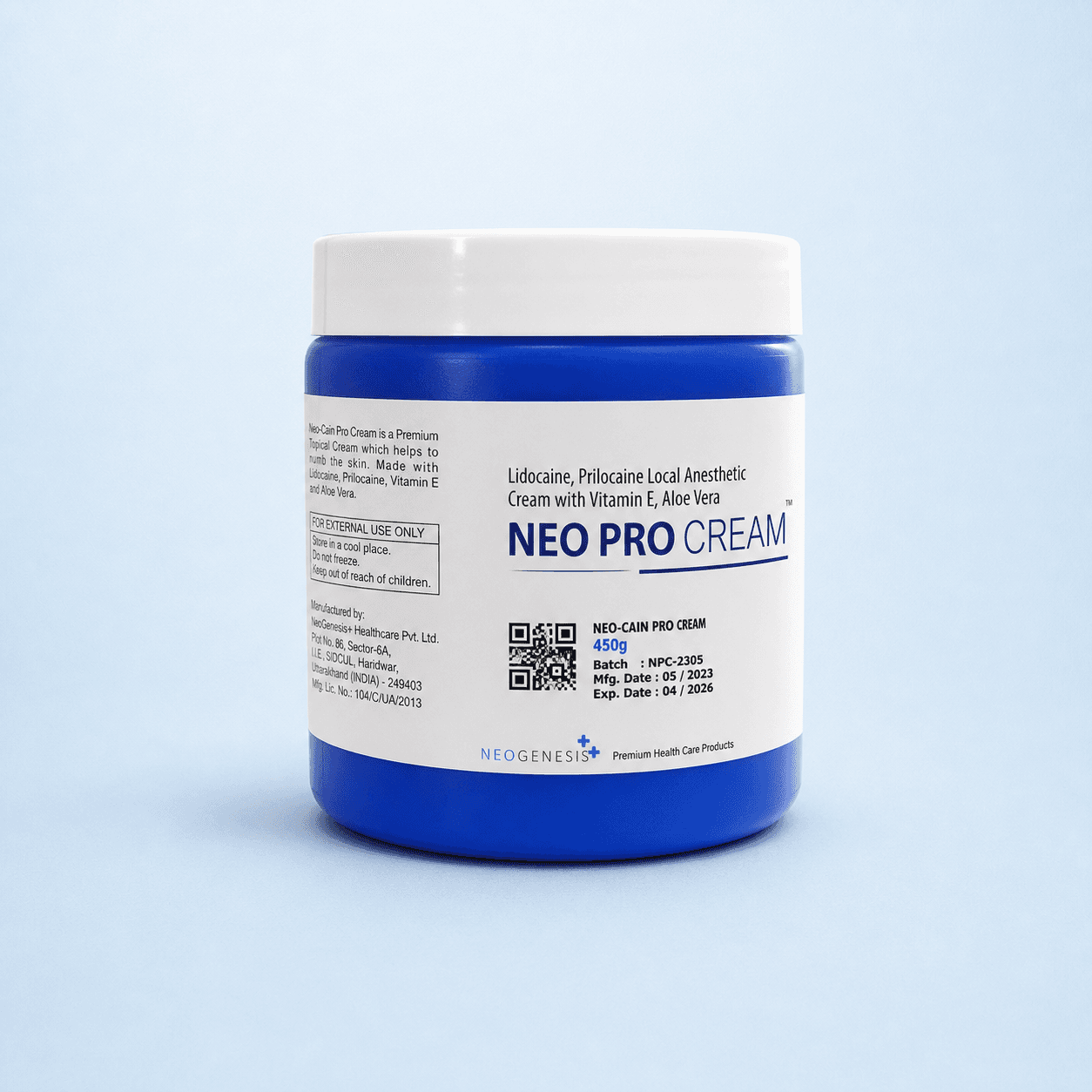 Neo-Cain Pro Cream 450g